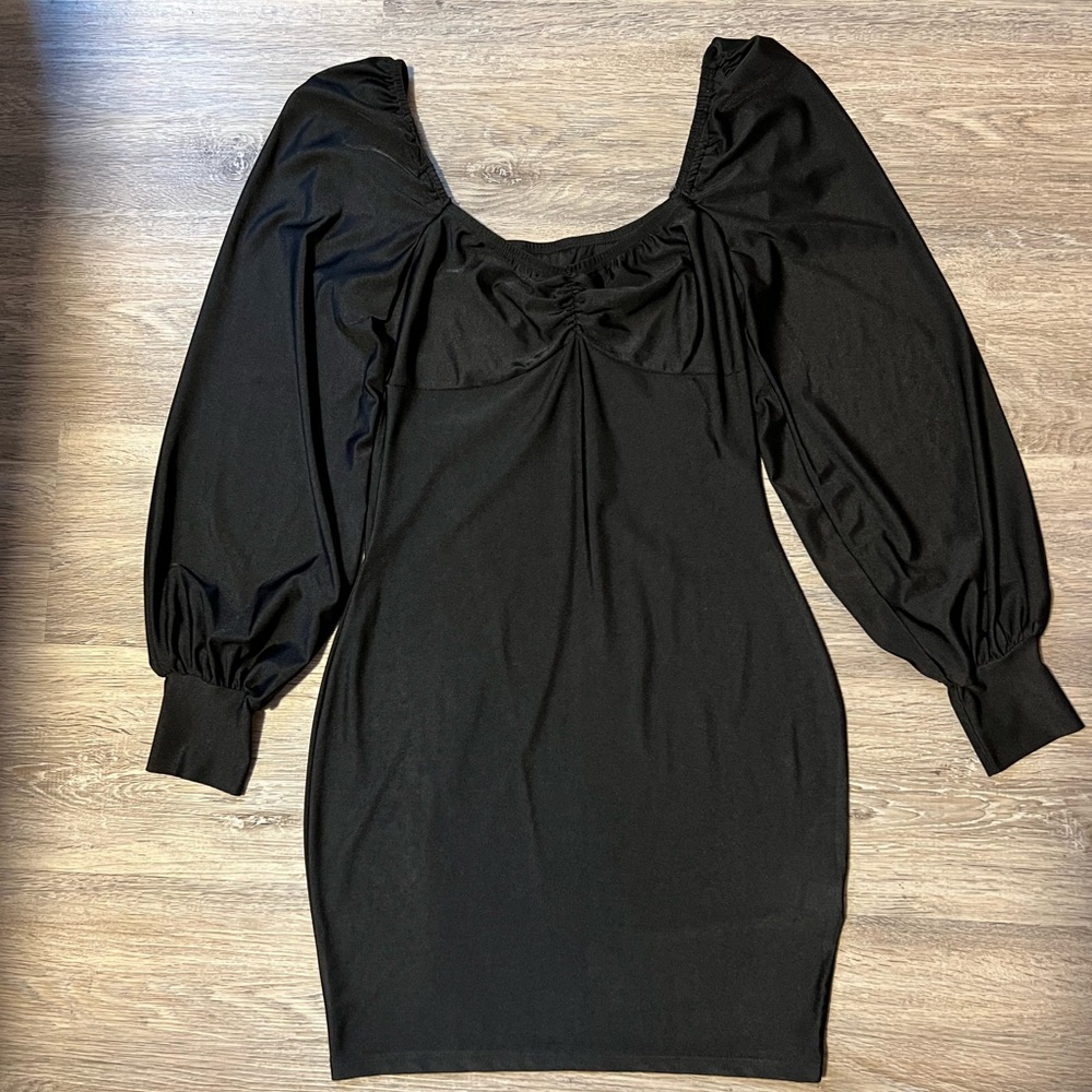 Black Long Sleeve Bodycon